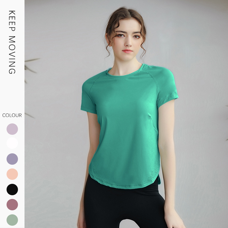 알로스코 동요가상의 여성 티셔츠 러닝헬스 요가복