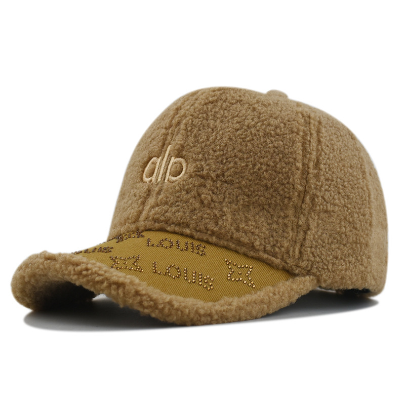가을겨울 alo 자수 스웨이드 야구 모자 여자 헌팅캡 여자 모자