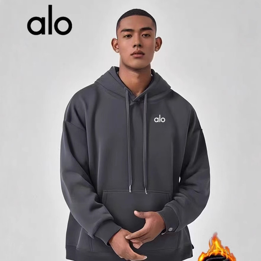 알로 프린트 후드 맨투맨 남녀 아우터 탑