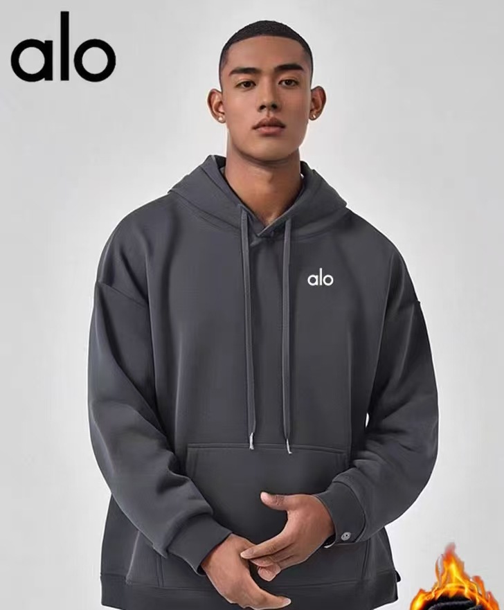 알로 프린트 후드 맨투맨 남녀 아우터 탑