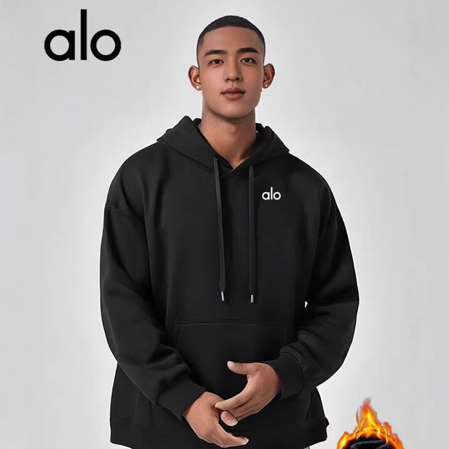 알로 프린트 후드 맨투맨 남녀 아우터 탑