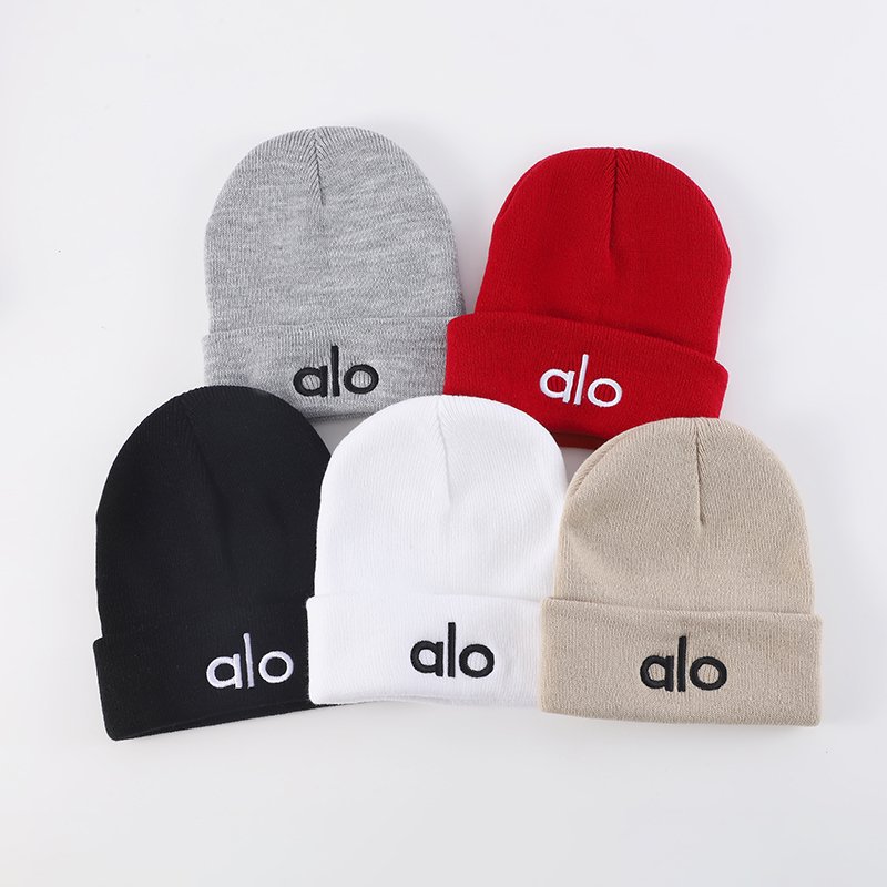 자수 토트 니트 모자 alo 털모자 포켓