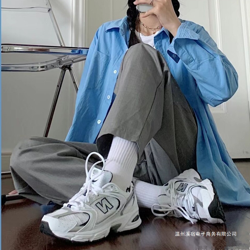 nb530 실버 커플 아빠 슈즈 남녀 키높이 캐주얼 스니커즈 mr530sg 편함