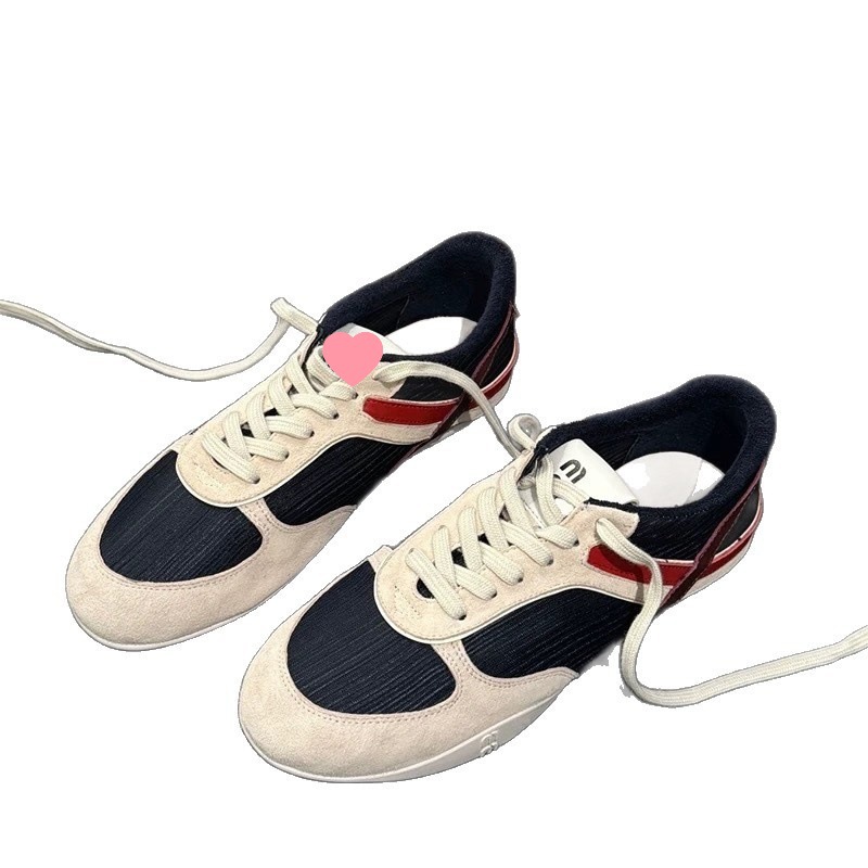 슈즈 여성 여름 신상품 빈티지 컬러 패치워크 알간슈즈 플랫 스니커즈 어디에나 잘 어울려요