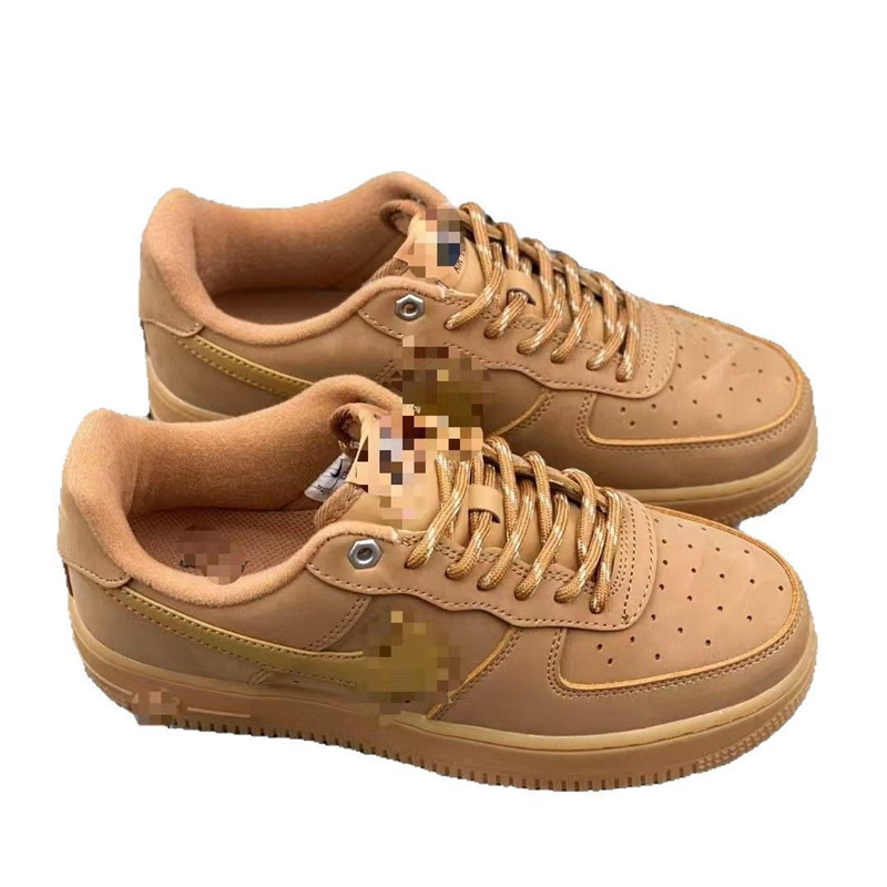 에어포스 원 밀 컬러 가을 겨울 캐주얼 남성화 여성화 내장 쿠션