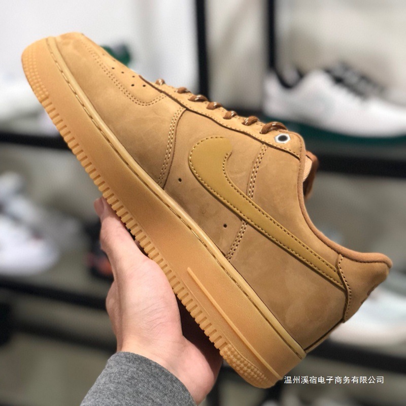 에어포스 원 밀 컬러 가을 겨울 캐주얼 남성화 여성화 내장 쿠션