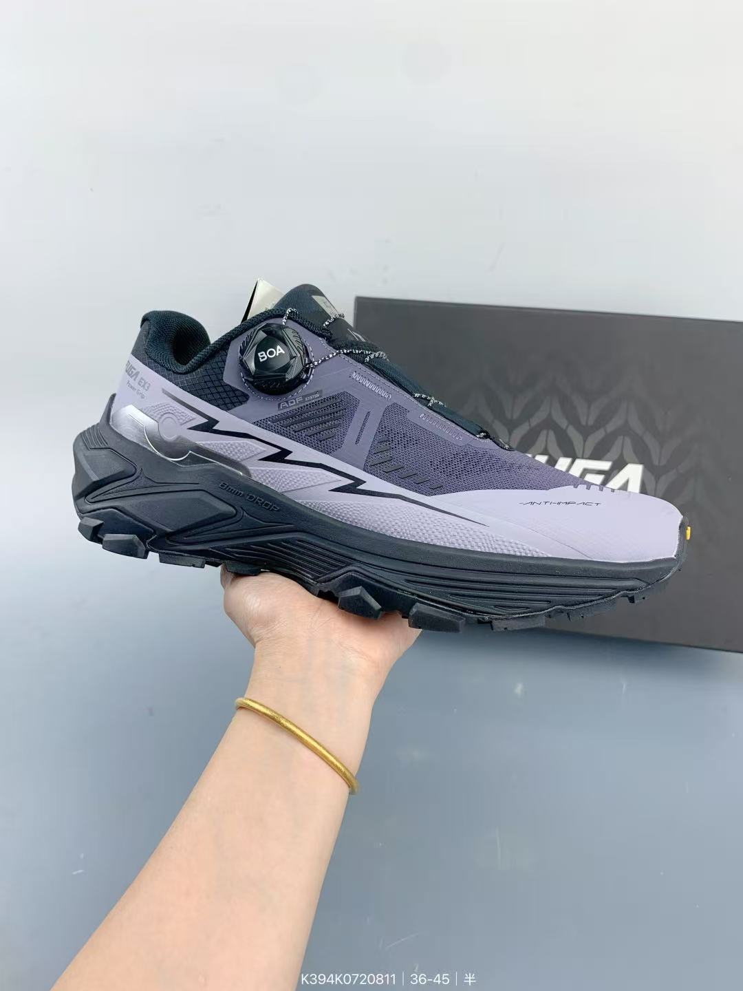 kailas fuga ex3 boa 트레일 워킹화 미끄럼 방지, 지면환기, 남녀 트레킹화