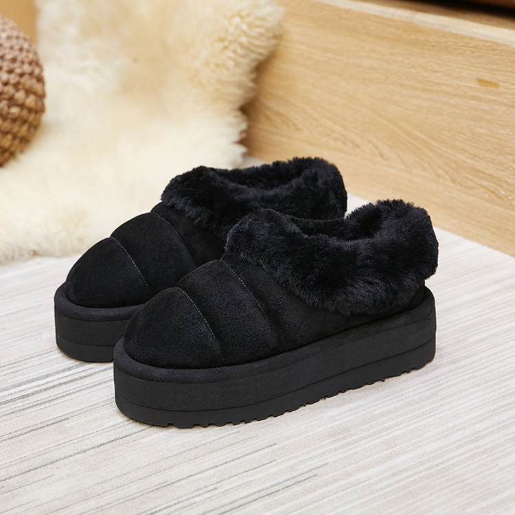 가을겨울 신상 뽀송뽀송한 학생 양털 빵면 부츠 기모 도톰한 스노우 부츠
