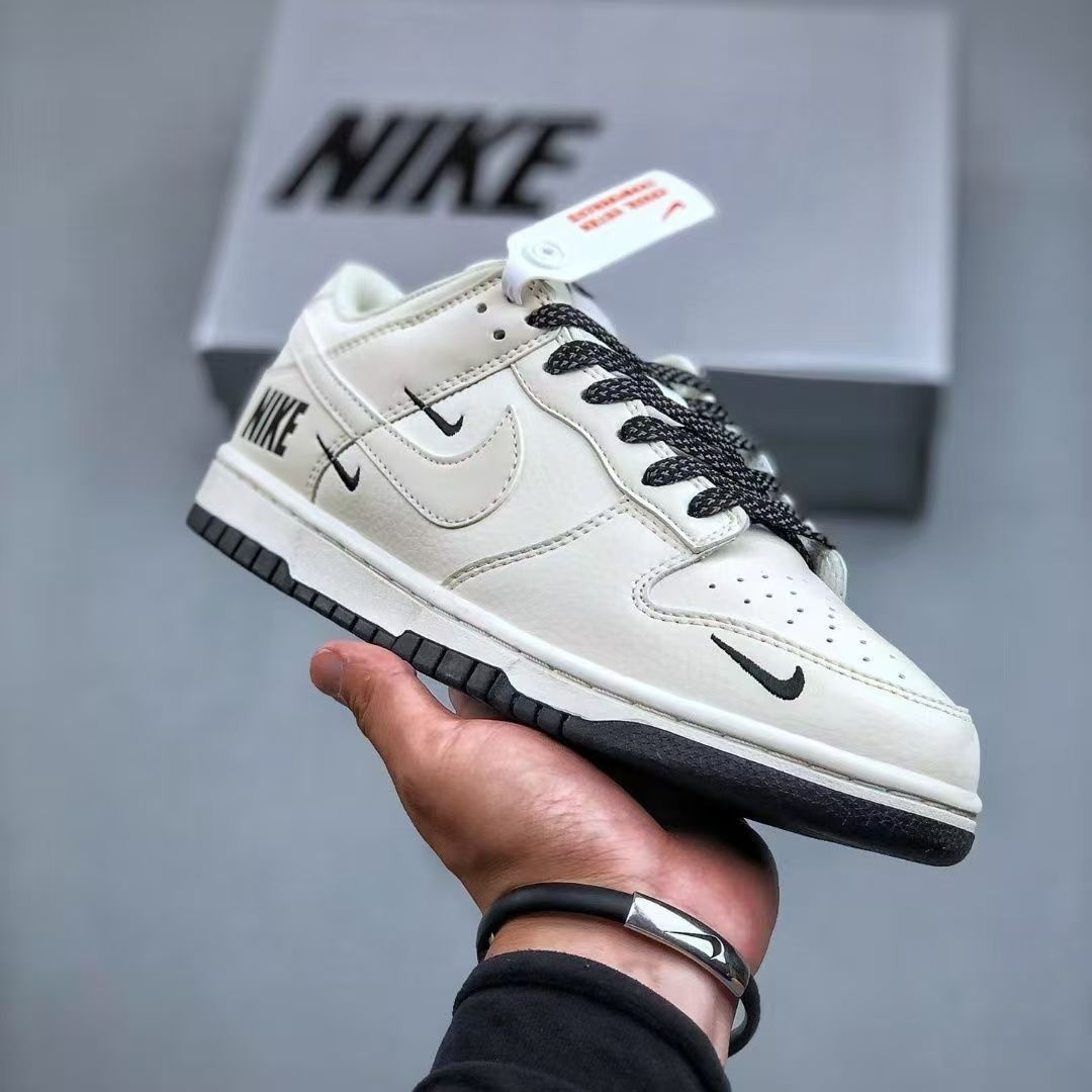 덩크 유니크화 블랙 앤 화이트 로우 콤비 남녀 커플 슈즈