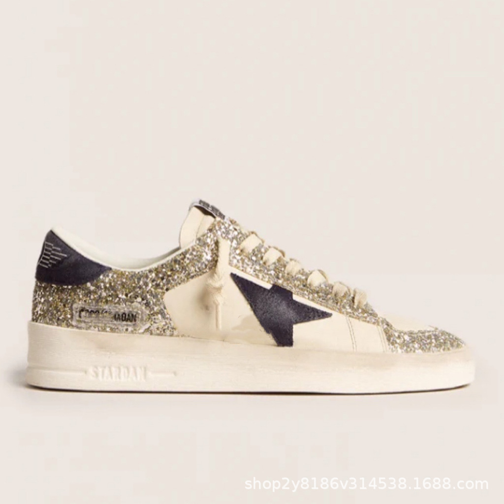 스타단시리즈 봄 여름 신상품 빈티지 스팽글 빈티지한 스니커즈 남녀 캐주얼의 스니커즈 속굽