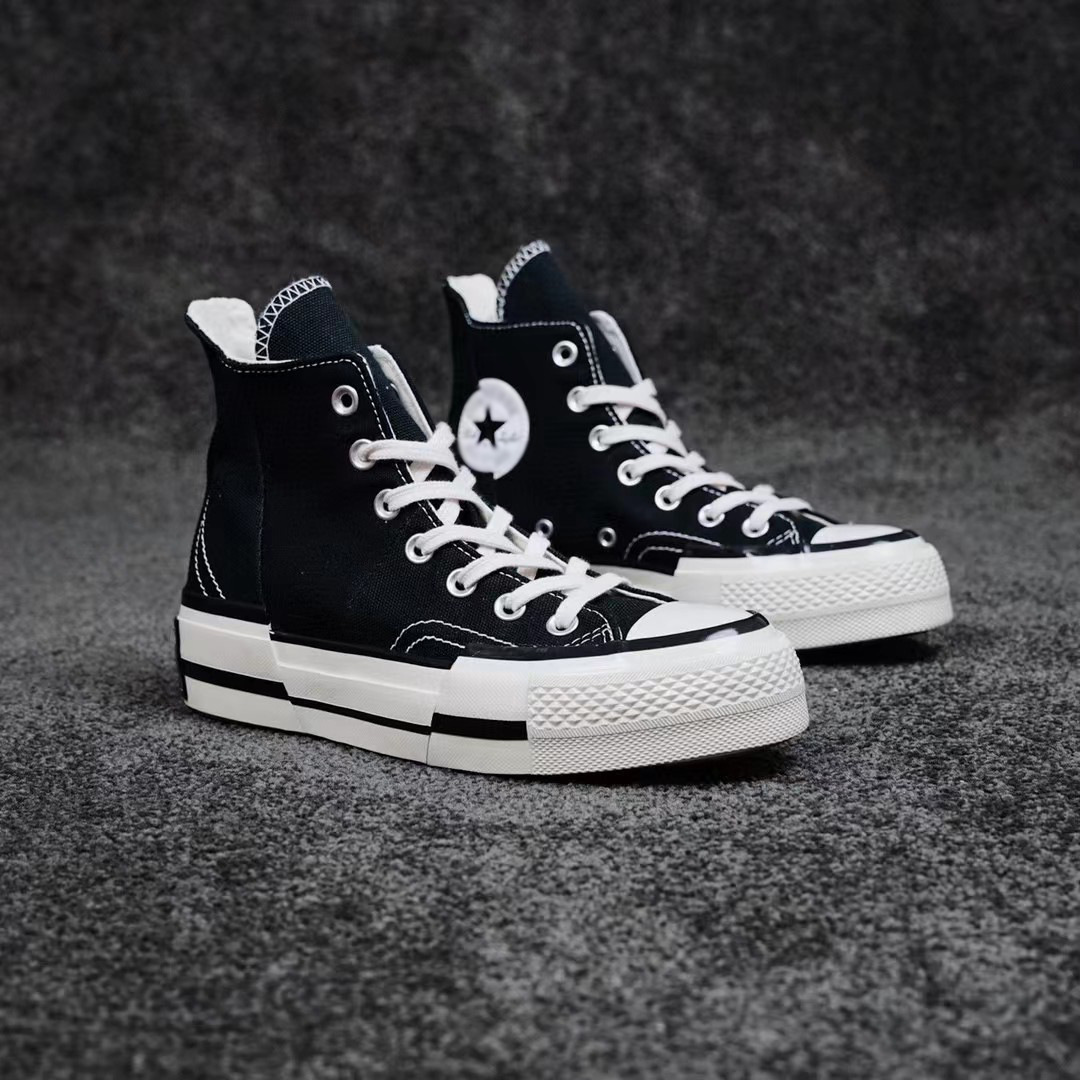 컨버스 키높이 캔버스 슈즈 하이탑 커플 남녀 펌프스 키높이 날씬해 보입니다