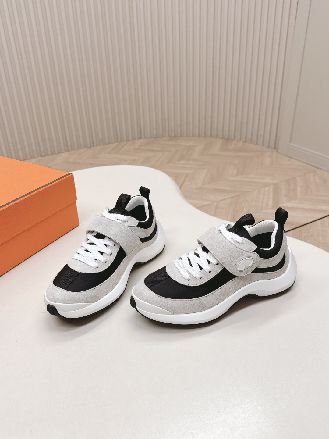 컬러 스탬프 찍찍이 아빠 슈즈 커플 가을 겨울 신상품 캐주얼 스니커즈