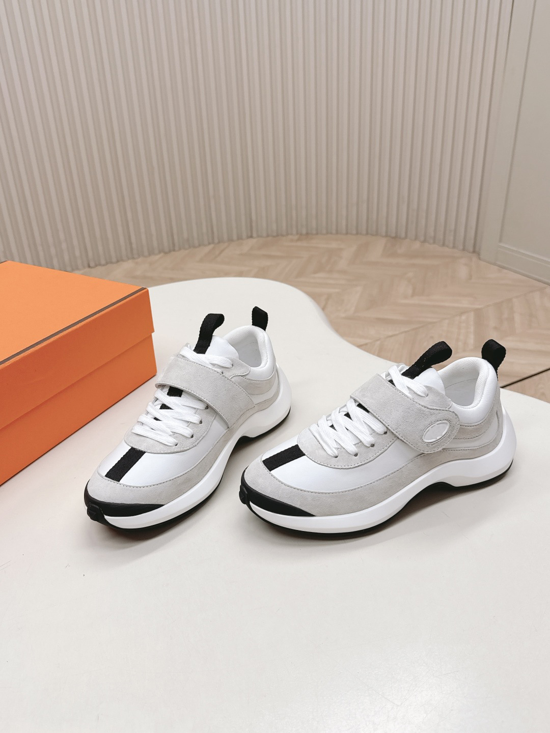 컬러 스탬프 찍찍이 아빠 슈즈 커플 가을 겨울 신상품 캐주얼 스니커즈