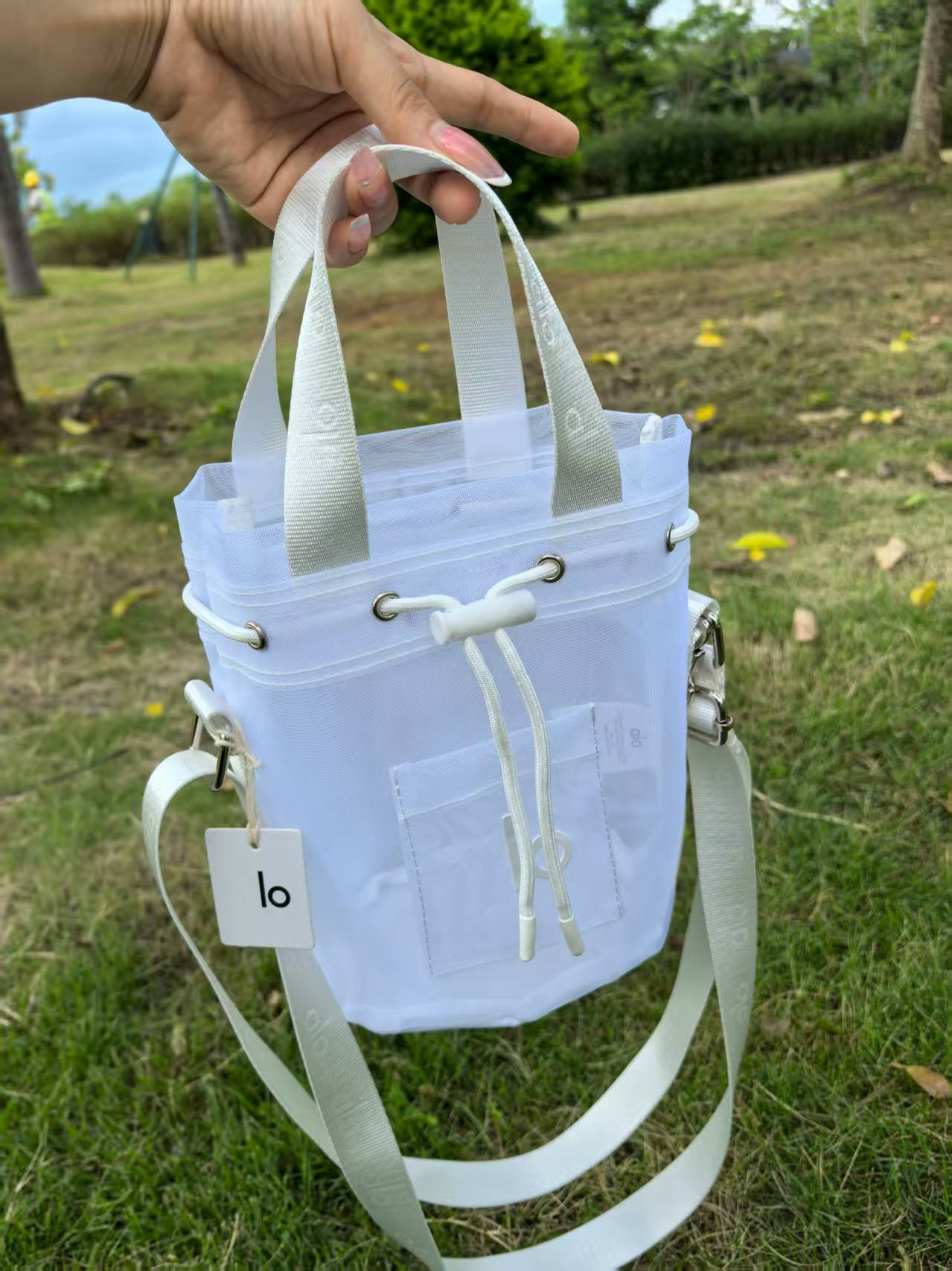 알로요가 물통 백 여성 미니 요가형 백팩 수납백 레포츠 크로스백