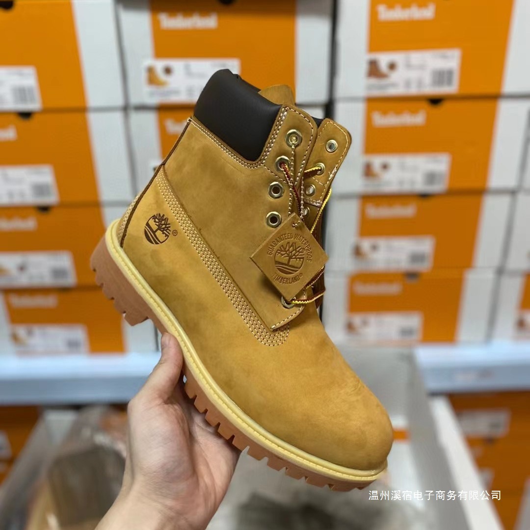 클래식한 오버로우 부츠 통기성 워크웨어 슈즈 아웃도어 남녀 옐로 마틴 부츠