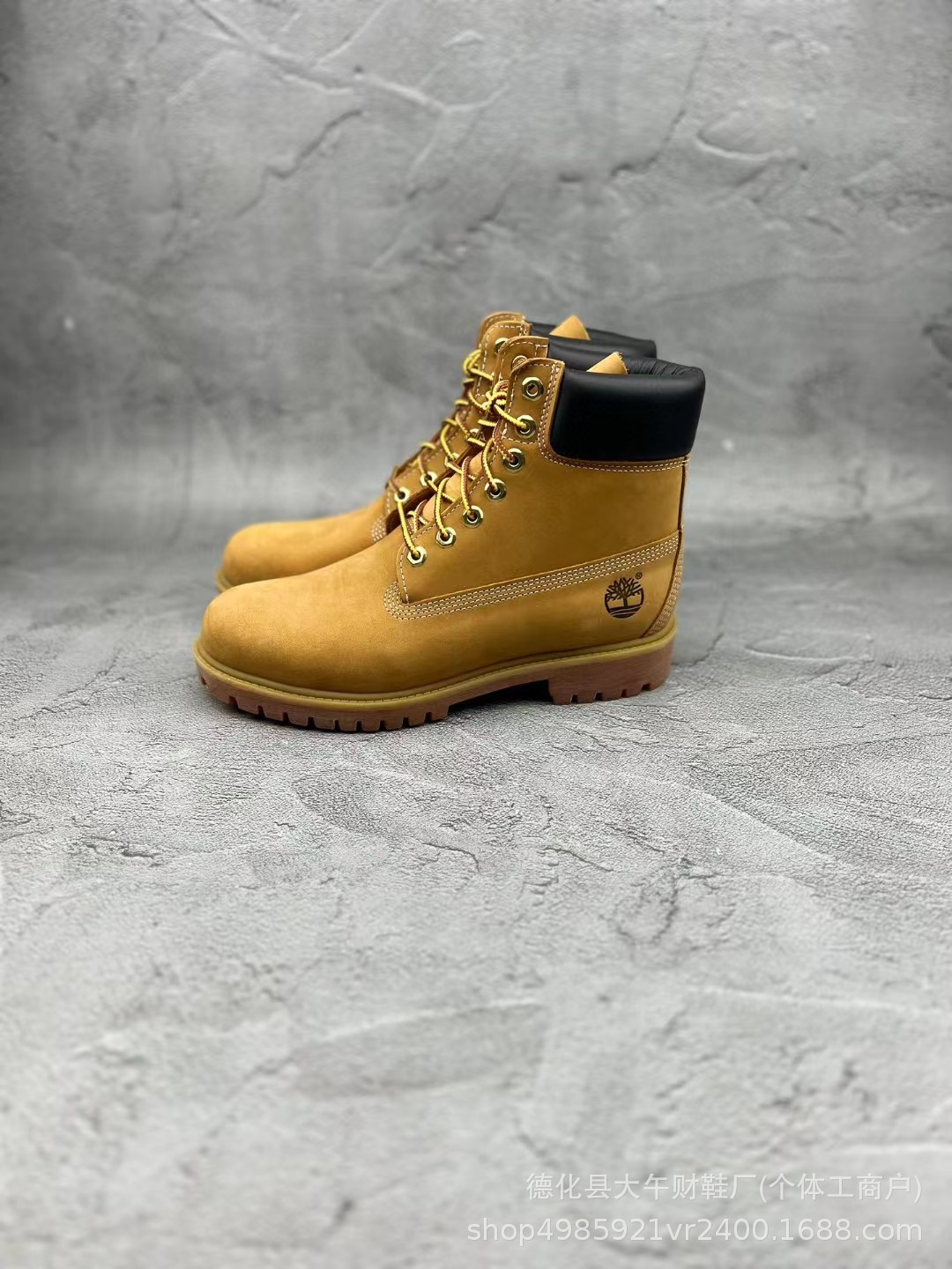 클래식한 오버로우 부츠 통기성 워크웨어 슈즈 아웃도어 남녀 옐로 마틴 부츠