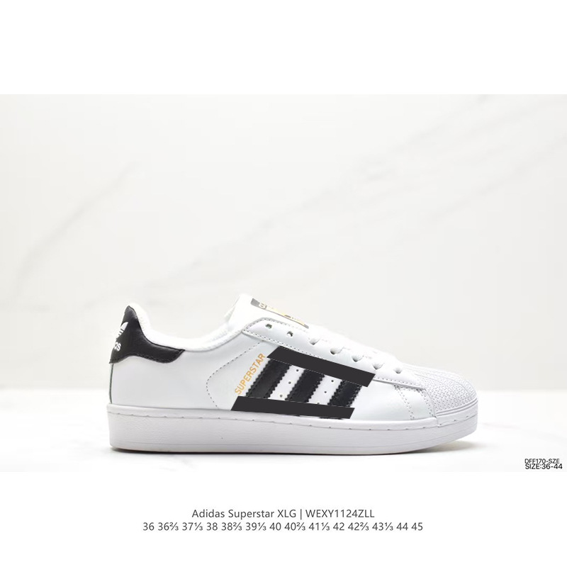 아디라 골드 로고 스포츠 캐주얼 남녀 커플, 미끄럼 방지 마모성 클래식 화이트 슈즈입니다