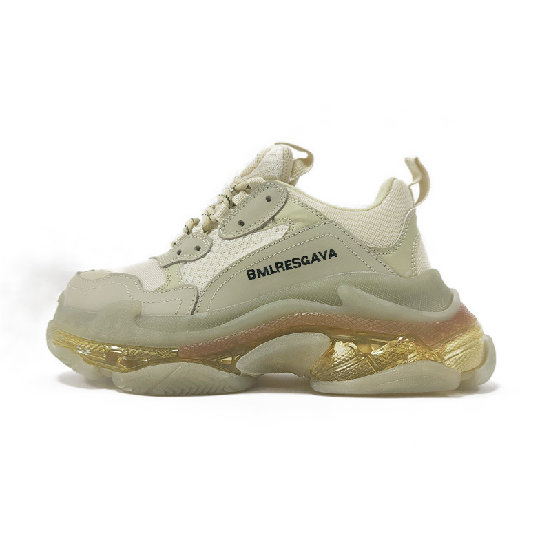 에어쿠션 아빠 슈즈 남녀 패션 모두 매치할 수 있는 망사 통굽 키높이 스니커즈