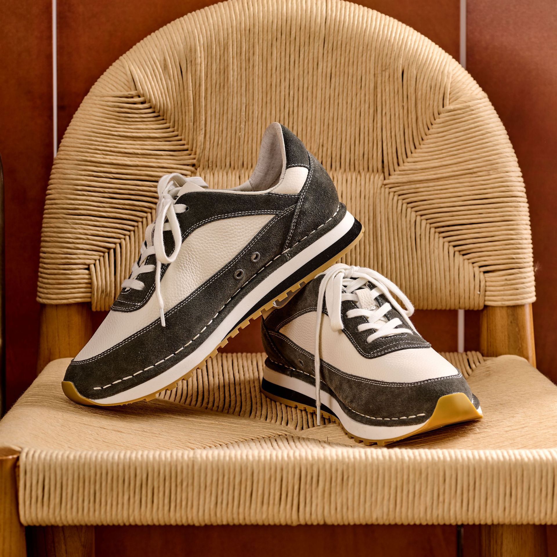 패션 아르간 리얼 가죽 콜라주 소가죽 스니커즈 가볍고 통기성이 편한 빈티지 플랫 아르간 슈즈