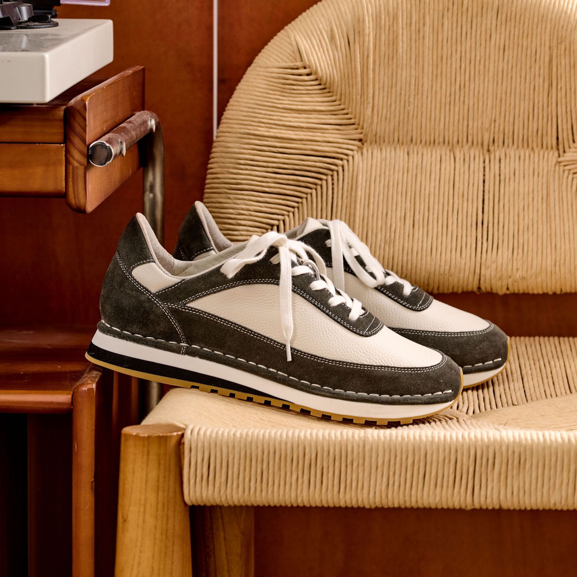 패션 아르간 리얼 가죽 콜라주 소가죽 스니커즈 가볍고 통기성이 편한 빈티지 플랫 아르간 슈즈