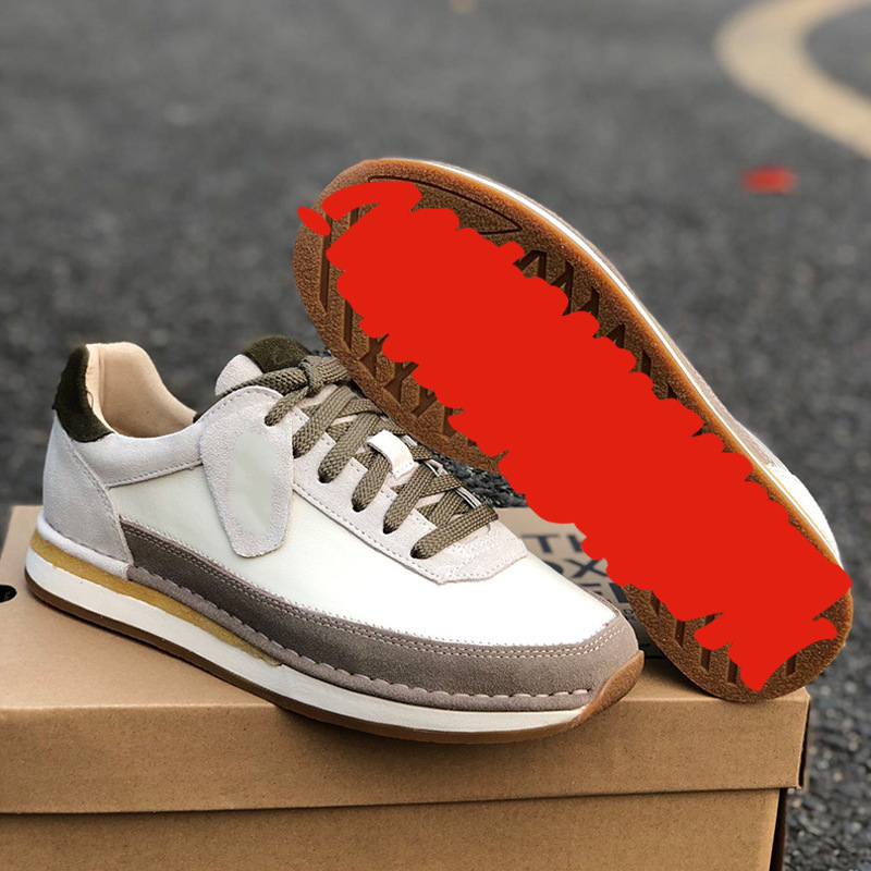 남자 슈즈 가을겨울 통기화 알칸슈즈 스니커즈 남성 패션 작은 구두 가죽 슈즈 어디에나 잘 어울려요