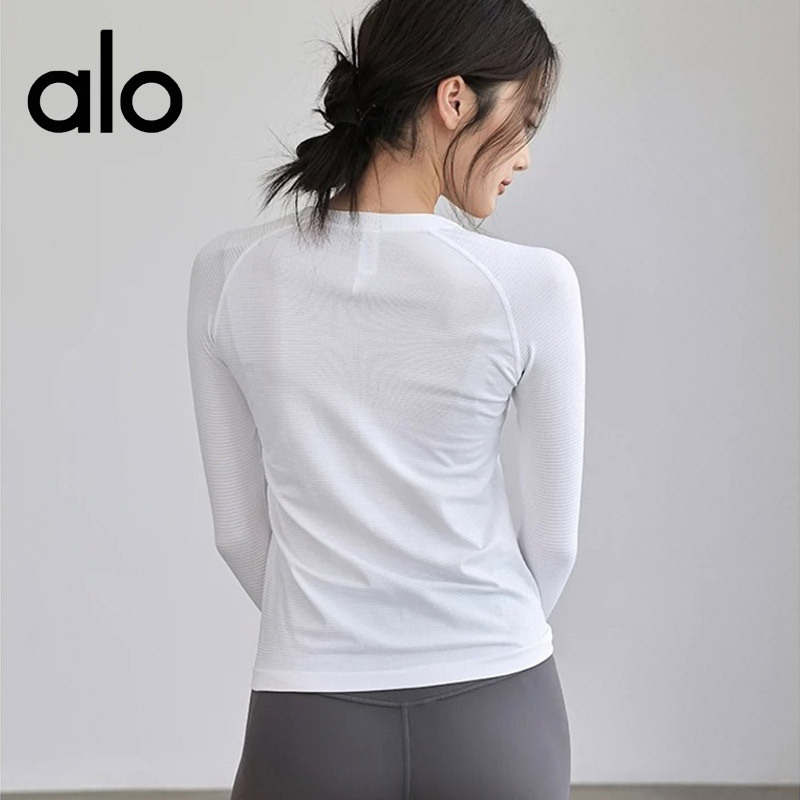 알로 요가복 블라우스 긴팔 티셔츠
