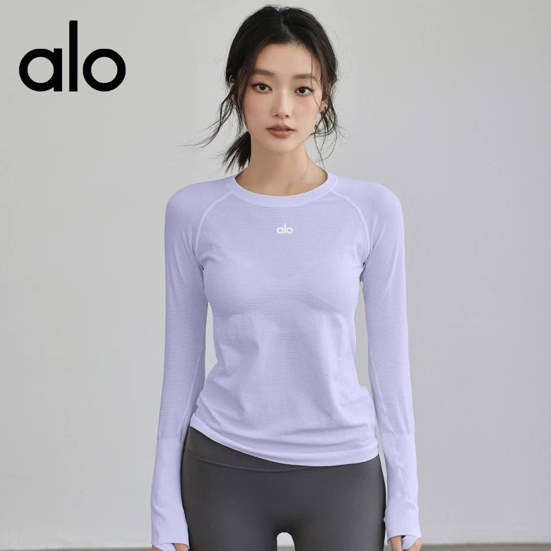 알로 요가복 블라우스 긴팔 티셔츠