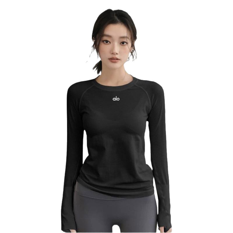알로 요가복 블라우스 긴팔 티셔츠