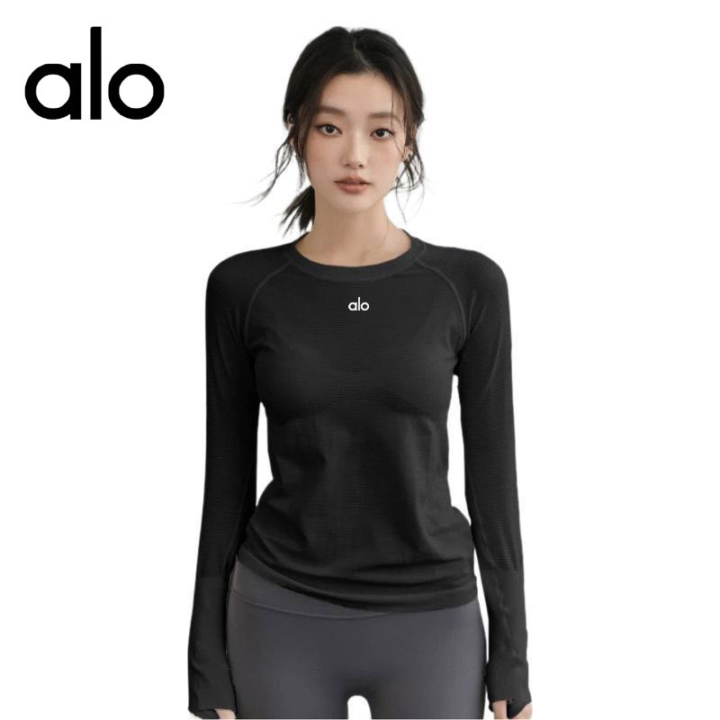 알로 요가복 블라우스 긴팔 티셔츠