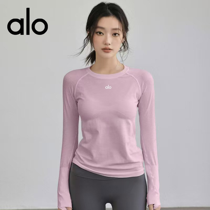 알로 요가복 블라우스 긴팔 티셔츠