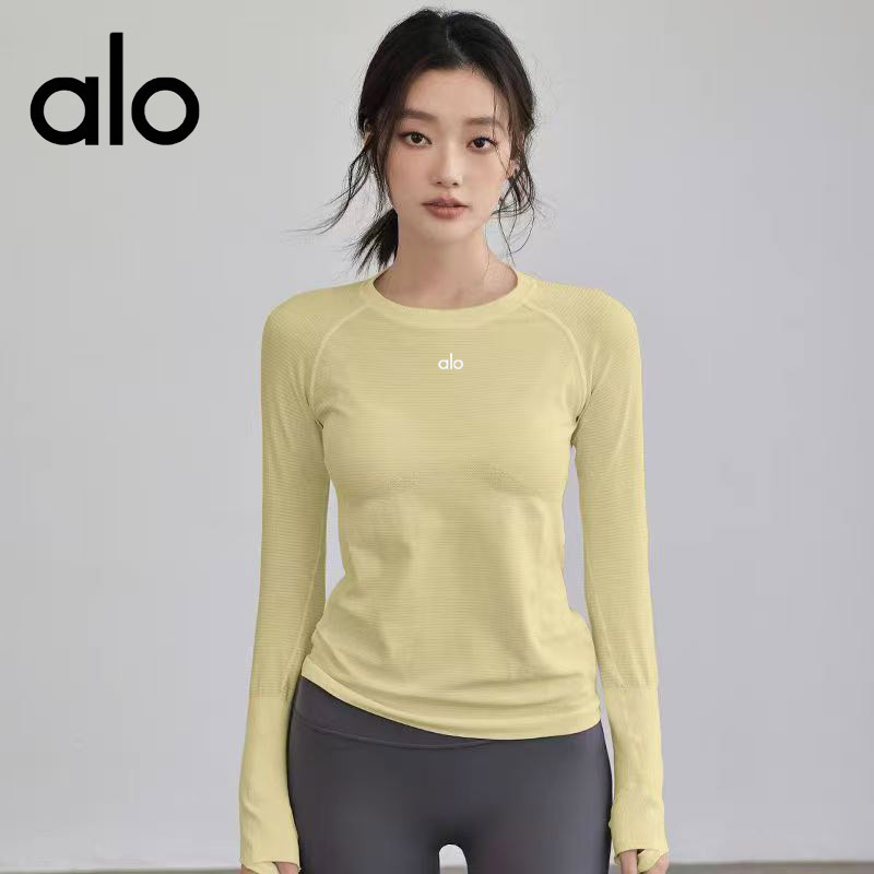 알로 요가복 블라우스 긴팔 티셔츠