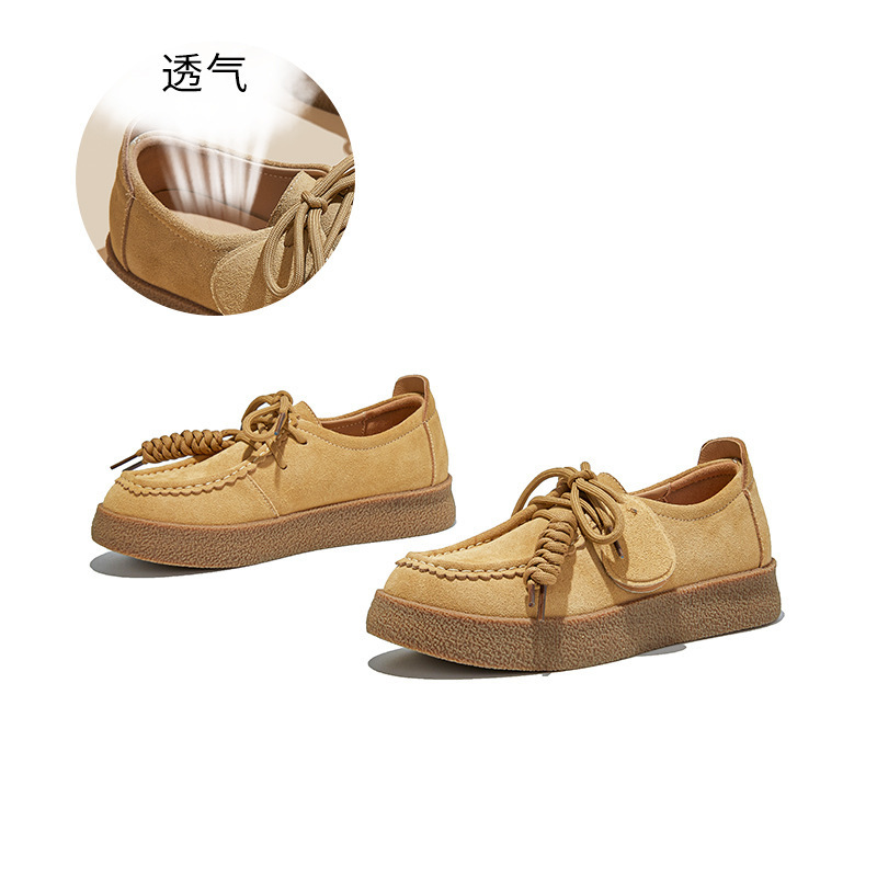 올가을 신상품 양가죽 캥거루 스니커즈 스니커즈 스니커즈 캐주얼 화이트 스니커즈 여성 플랫 트레이너 슈즈