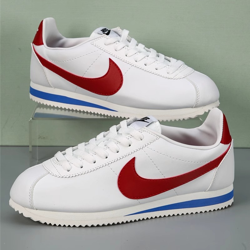 남성용 구두 코르테즈 클래식한 방수 가죽 알감슈즈 빈티지 러닝화 여성용 스니커즈