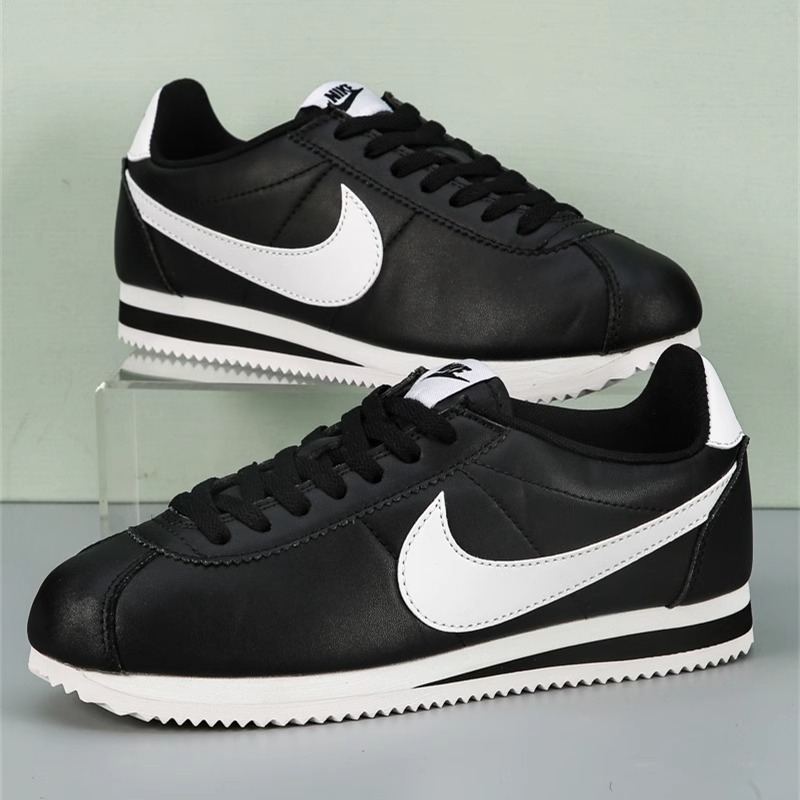 남성용 구두 코르테즈 클래식한 방수 가죽 알감슈즈 빈티지 러닝화 여성용 스니커즈