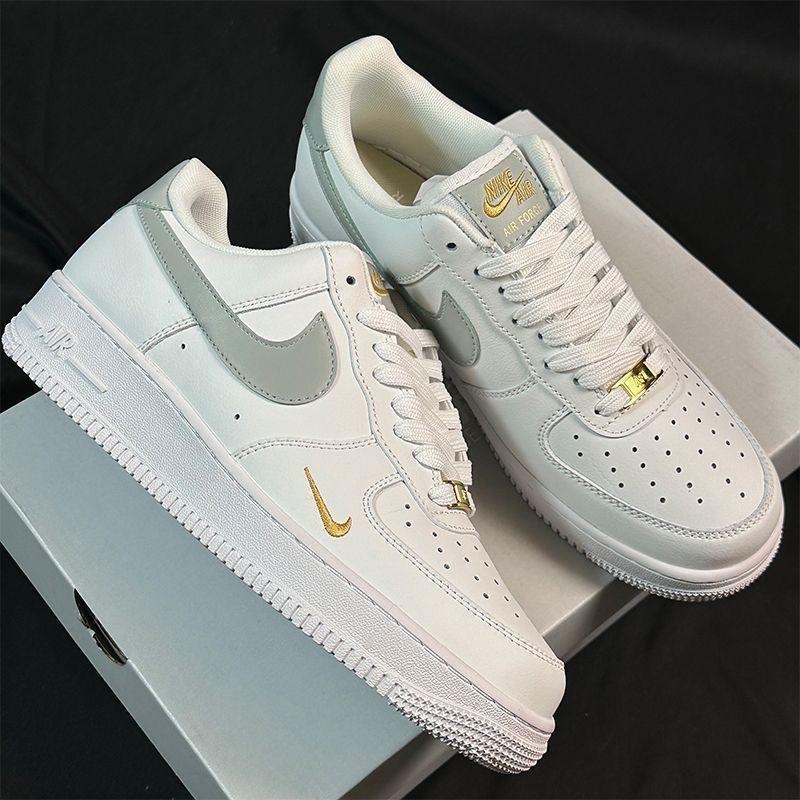 af1 공군 쿼츠 슈즈 커플 콤비 스포츠 슈즈 구릿빛 둥근 머리에 통굽 굽