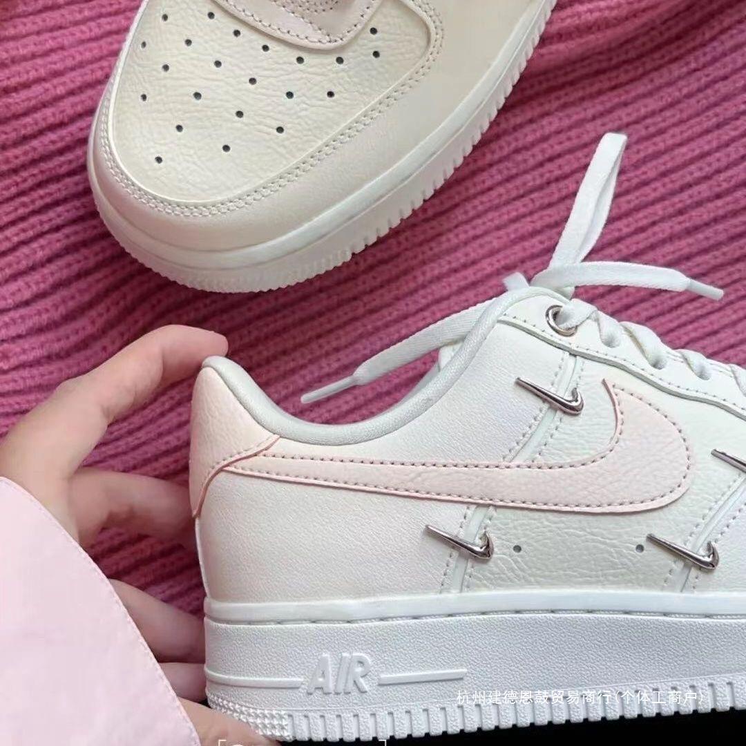 af1 공군 쿼츠 슈즈 커플 콤비 스포츠 슈즈 구릿빛 둥근 머리에 통굽 굽