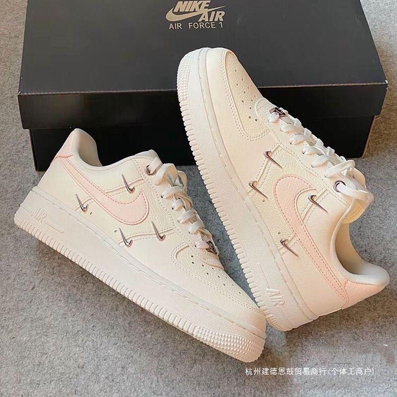 af1 공군 쿼츠 슈즈 커플 콤비 스포츠 슈즈 구릿빛 둥근 머리에 통굽 굽