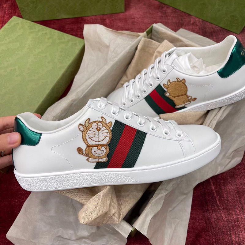 소가죽 하이 버전의 화이트 스니커즈 커플 캐주얼화 트렌드 플랫 로우 콤비네이션 슈즈