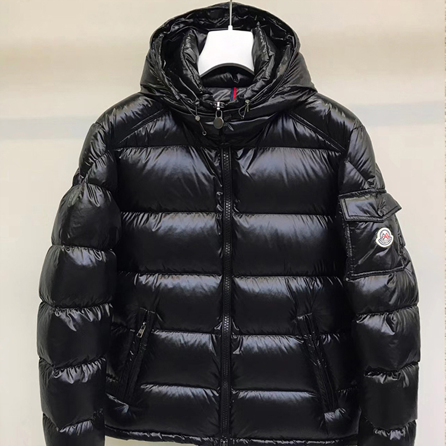 흰 오리털 남성 패딩 겨울용 남성 두툼한 후드 점퍼 동북 영남 방한복