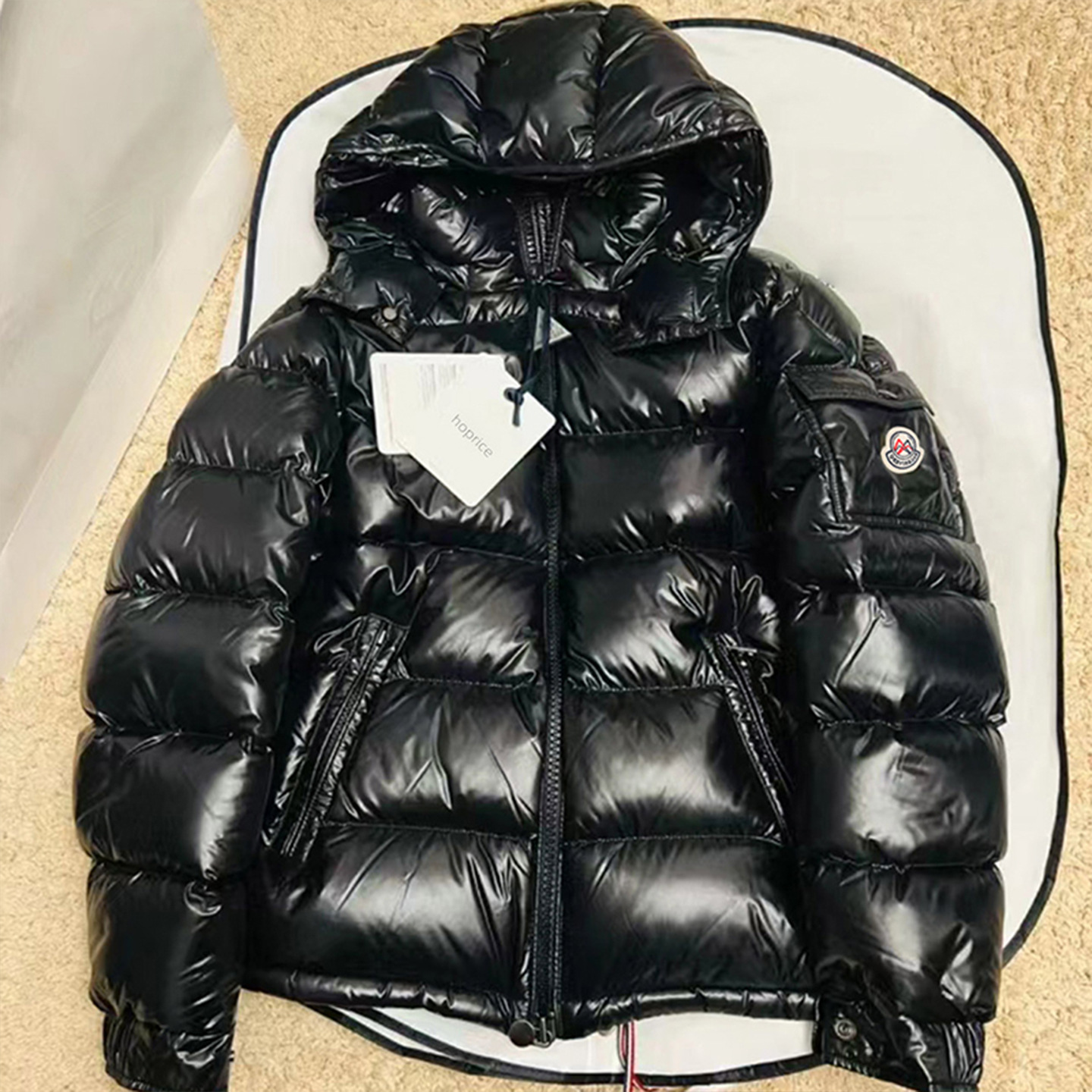 흰 오리털 남성 패딩 겨울용 남성 두툼한 후드 점퍼 동북 영남 방한복