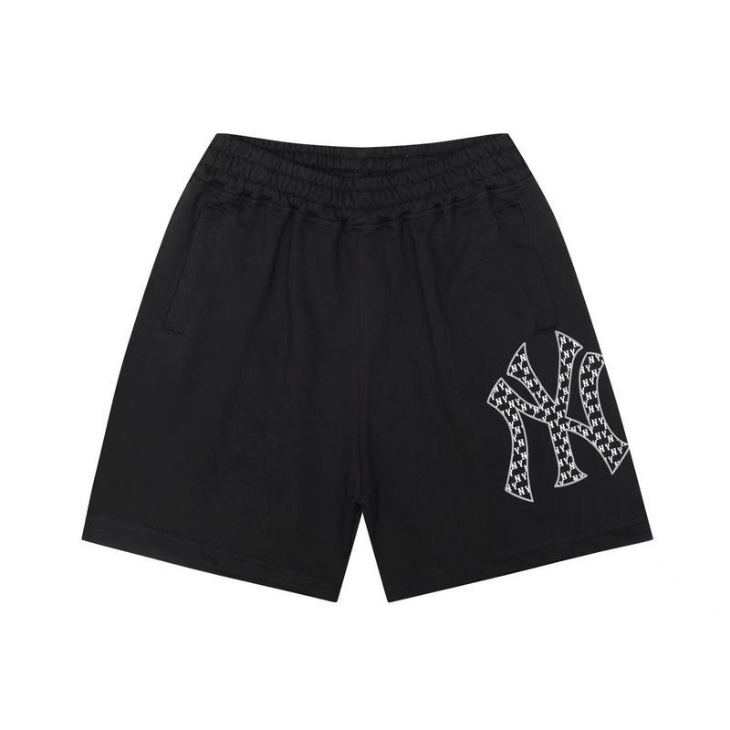 mlb 쇼츠 여름 신상품 레트로 레터링 ny 프린트 캐주얼 남녀 오부 팬츠입니다