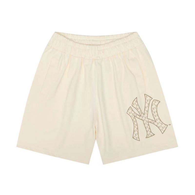 mlb 쇼츠 여름 신상품 레트로 레터링 ny 프린트 캐주얼 남녀 오부 팬츠입니다