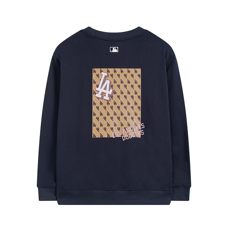 mlb 맨투맨 한겨울 가을 겨울 신상품 빈티지 스퀘어 레터링 프린트의 스포츠 남녀 탑