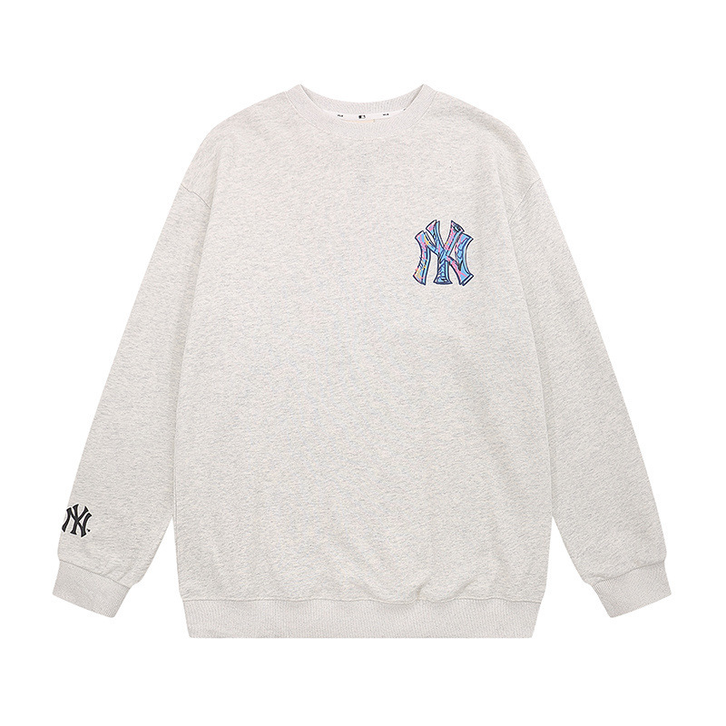 패션 브랜드 가을겨울 신상 mlb 맨투맨 캐주얼 캐주얼라이크 시리즈 라운드 프린트 남녀 전용 탑입니다