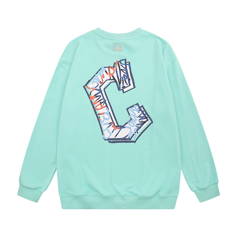 패션 브랜드 가을겨울 신상 mlb 맨투맨 캐주얼 캐주얼라이크 시리즈 라운드 프린트 남녀 전용 탑입니다