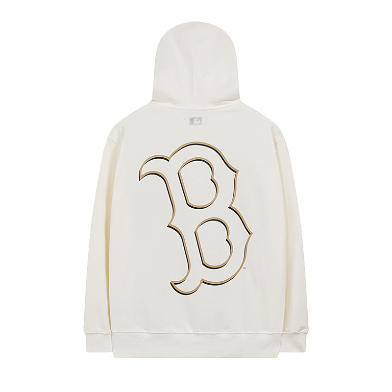 mlb 후드 가을 겨울 신상품 로고 펀칭 프린트의 남녀용 캐주얼한 탑입니다