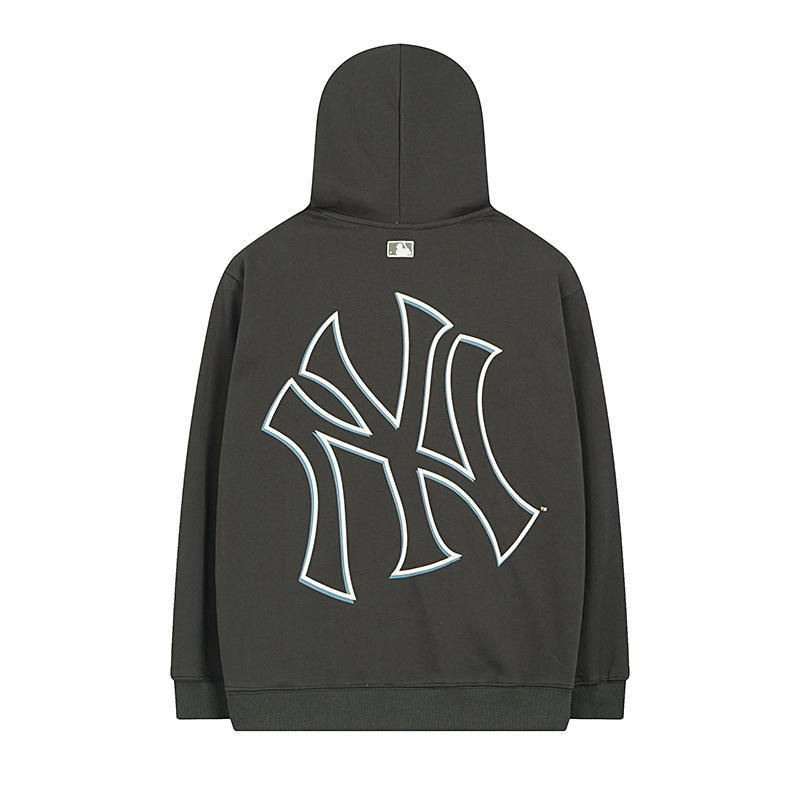 mlb 후드 가을 겨울 신상품 로고 펀칭 프린트의 남녀용 캐주얼한 탑입니다