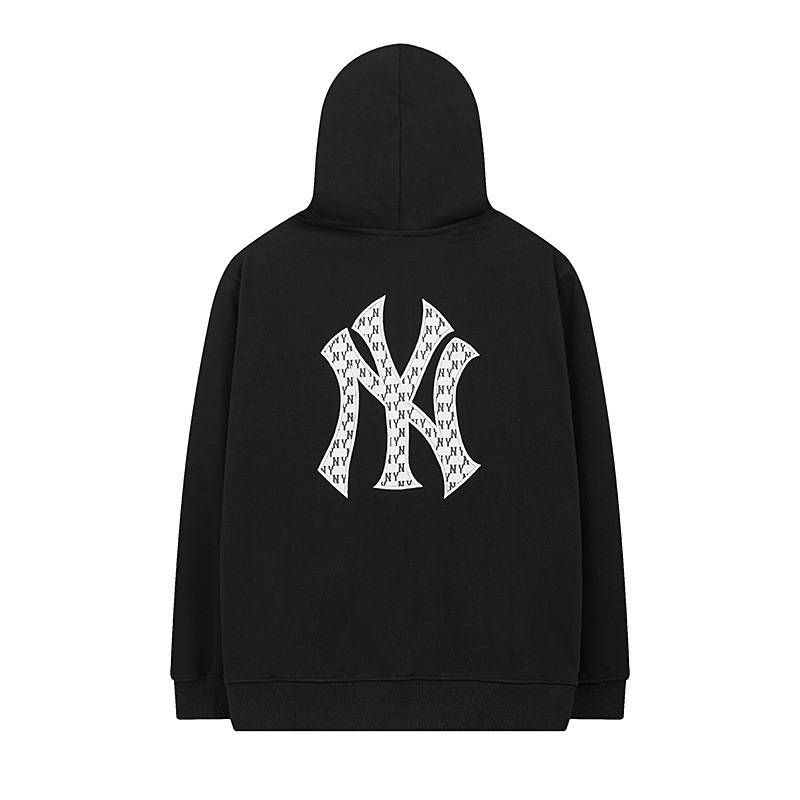 mlb 후드 가을겨울 신상품 빈티지 라지 로고 프린트 카디건 남녀 아우터에도 무난한 스타일링