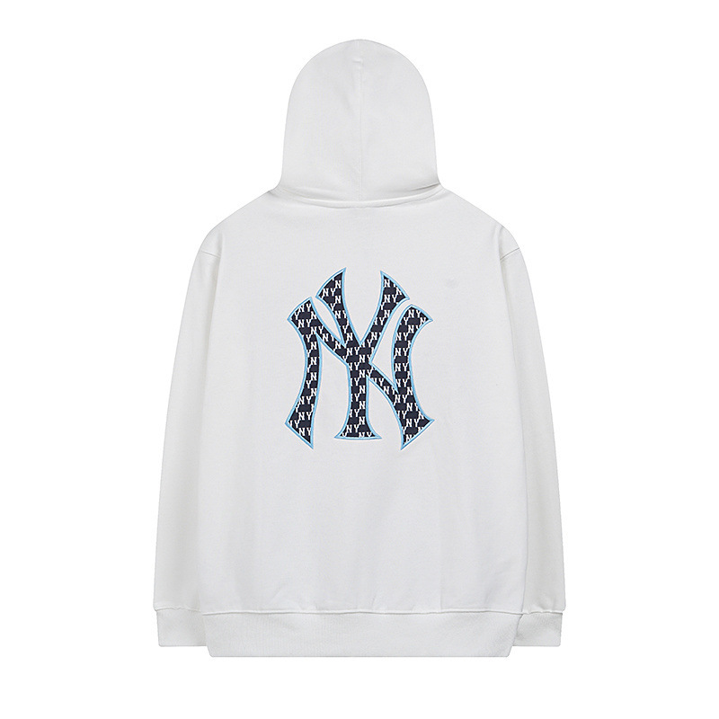 mlb 후드 가을겨울 신상품 빈티지 라지 로고 프린트 카디건 남녀 아우터에도 무난한 스타일링