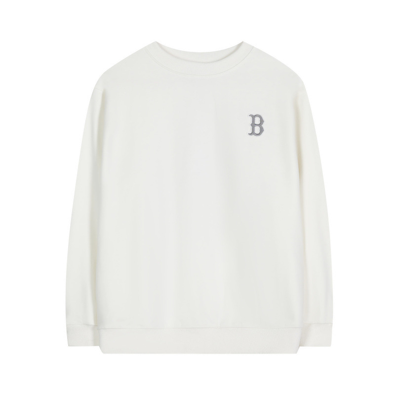 mlb 맨투맨 25ss 가을 겨울 신상품 등판 큰 로고 프린트 캐주얼 라운드 넥 남녀 커플 탑입니다